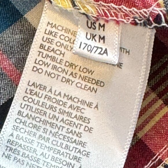 - Urban Outfitters Plaid Patchwork A-line Mini Skirt Cotton NWOT US MED  - I2102 - Picture 4 of 5